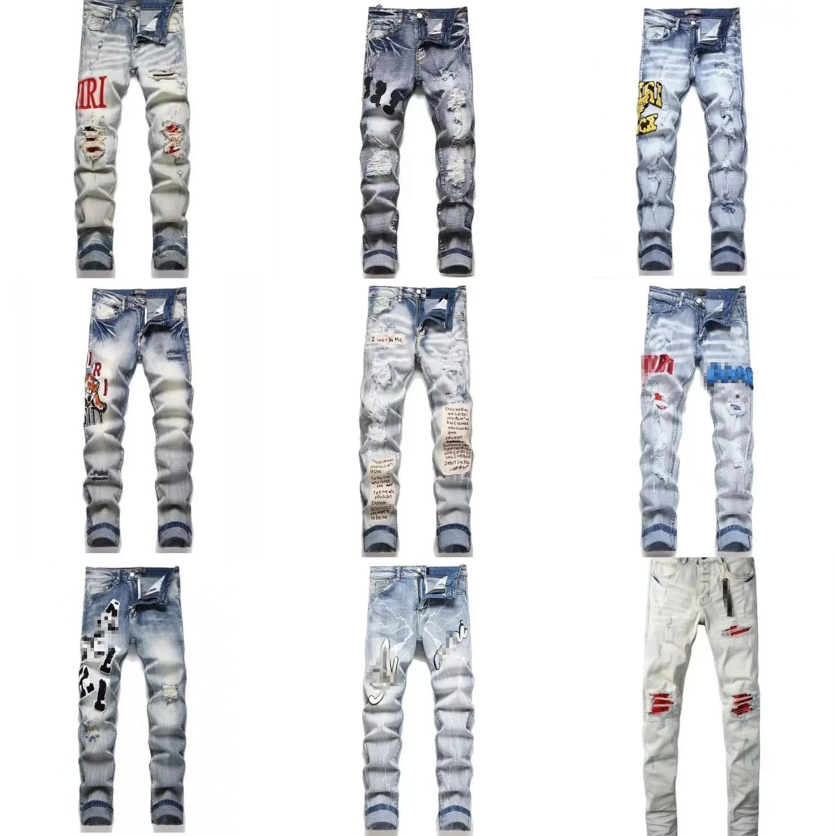 Amiri Distressed Denim Jeans [
