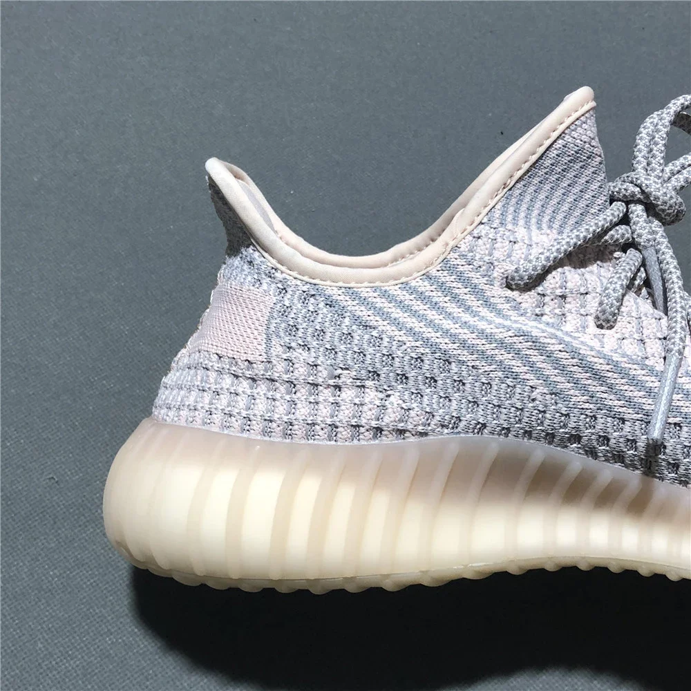 粉天使Yeezy Boost 350V2 Synth 亚洲限定2.0 淡粉鞋带反光FV5578