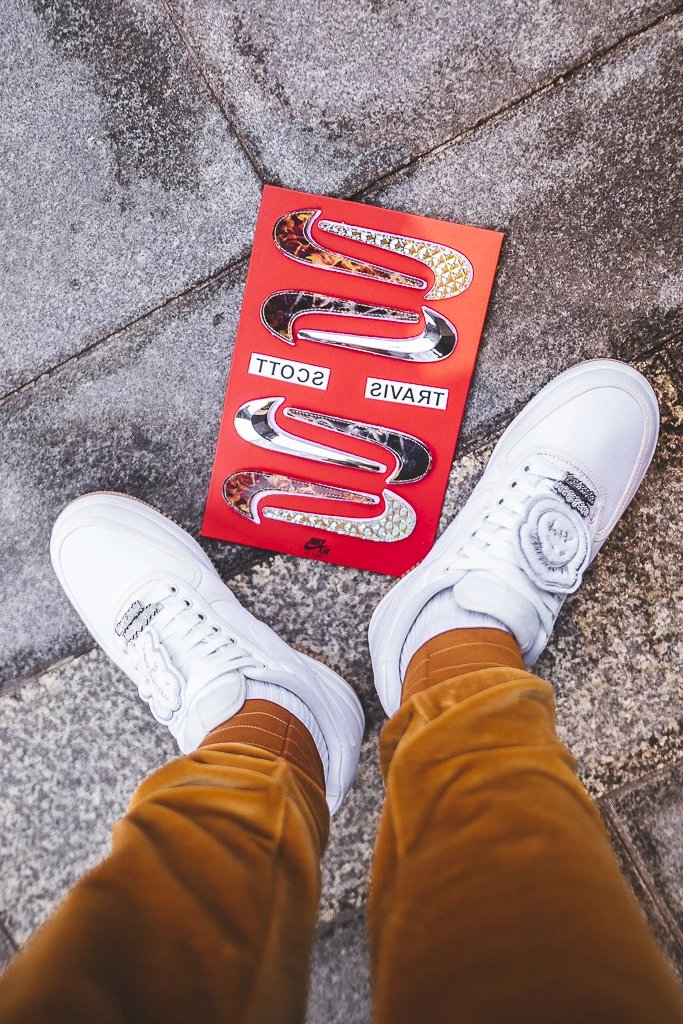 TS Swap Swoosh / Travis Scott x Air Force 1 Low Pure White AQ4211-100 Cream White AQ4211-101