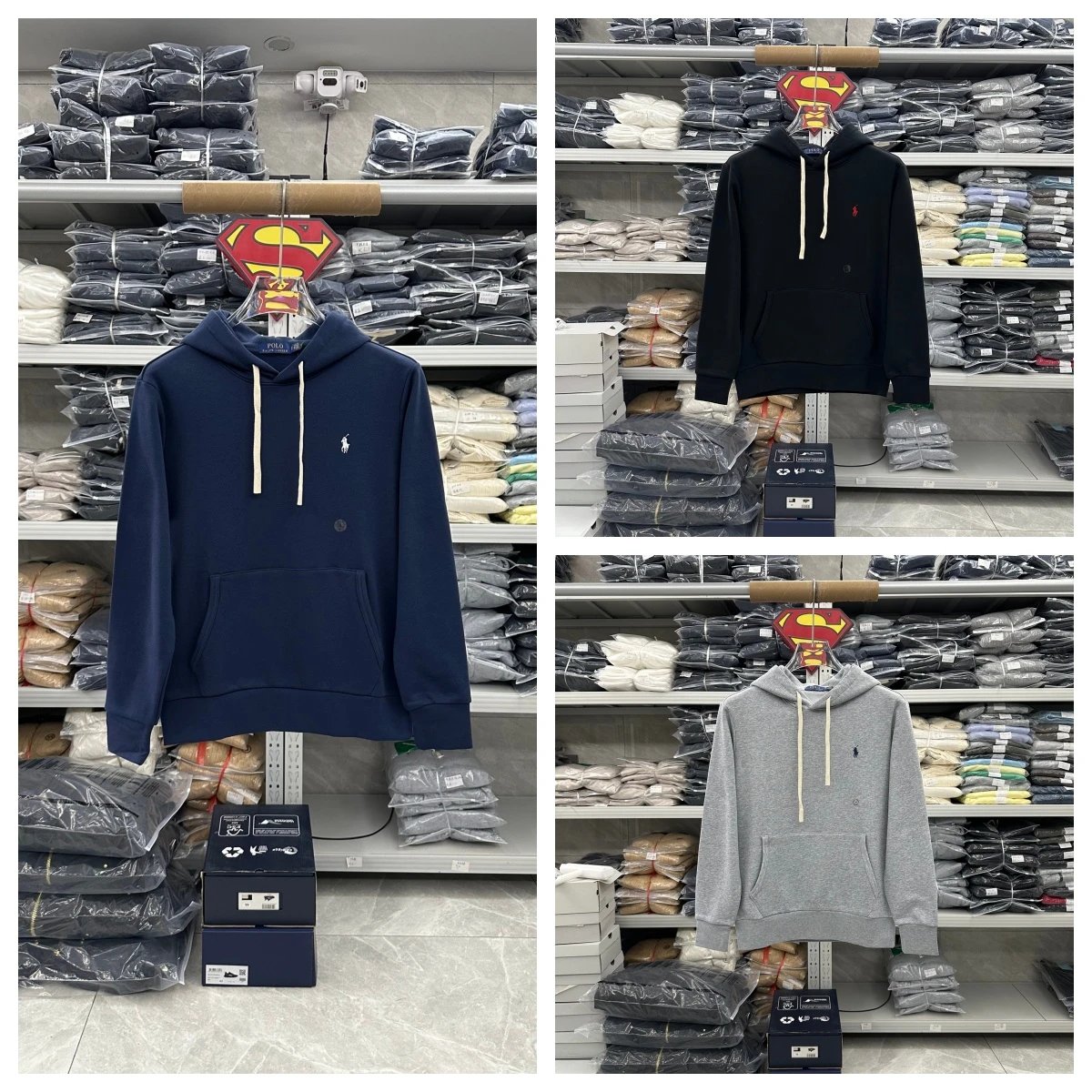Men's fleece hooded long sleeved sweatshirt 223 224 225
