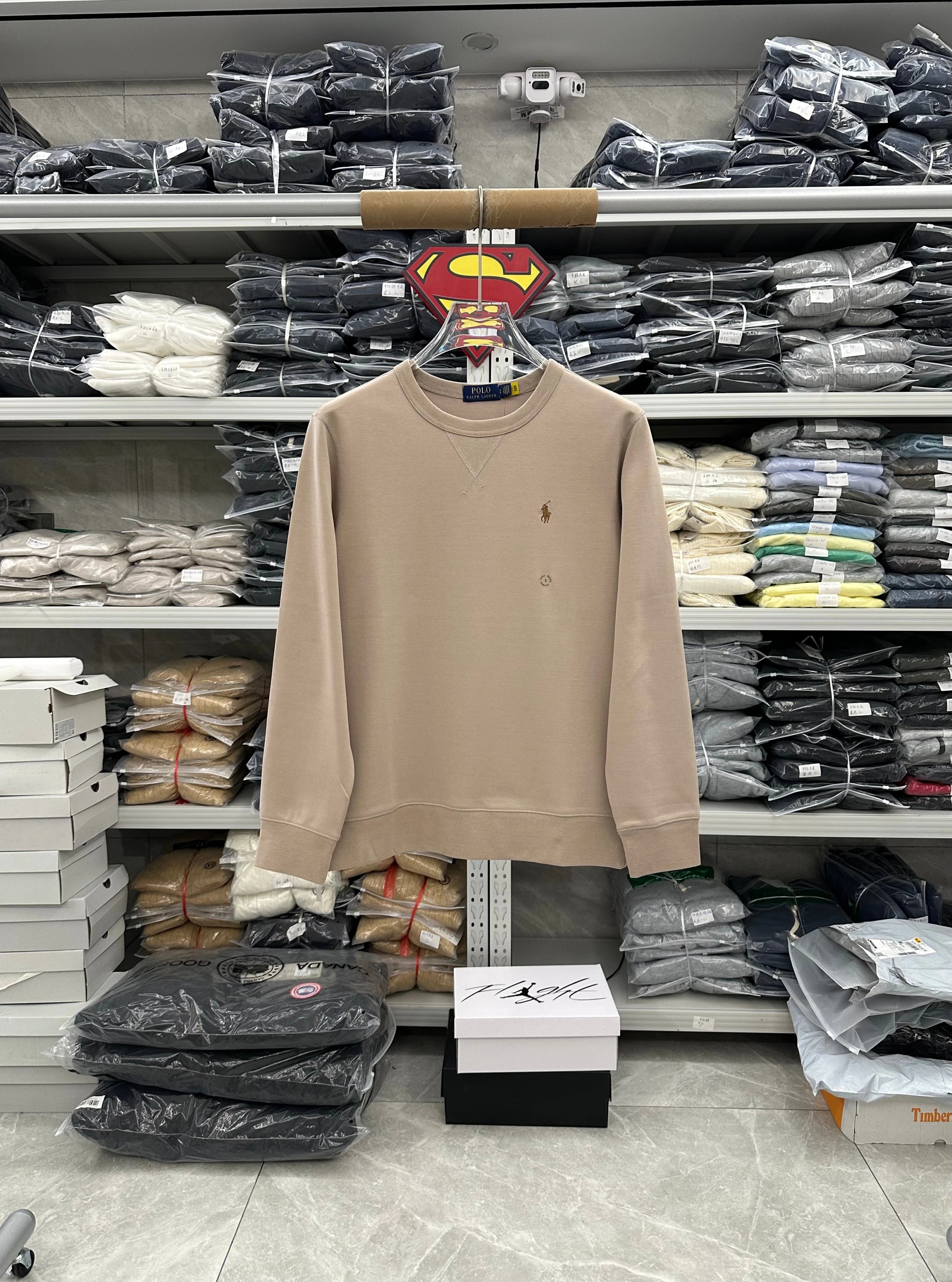 045NF-RL - Men's Crewneck Sweatshirt (10 Colors) - Khaki
