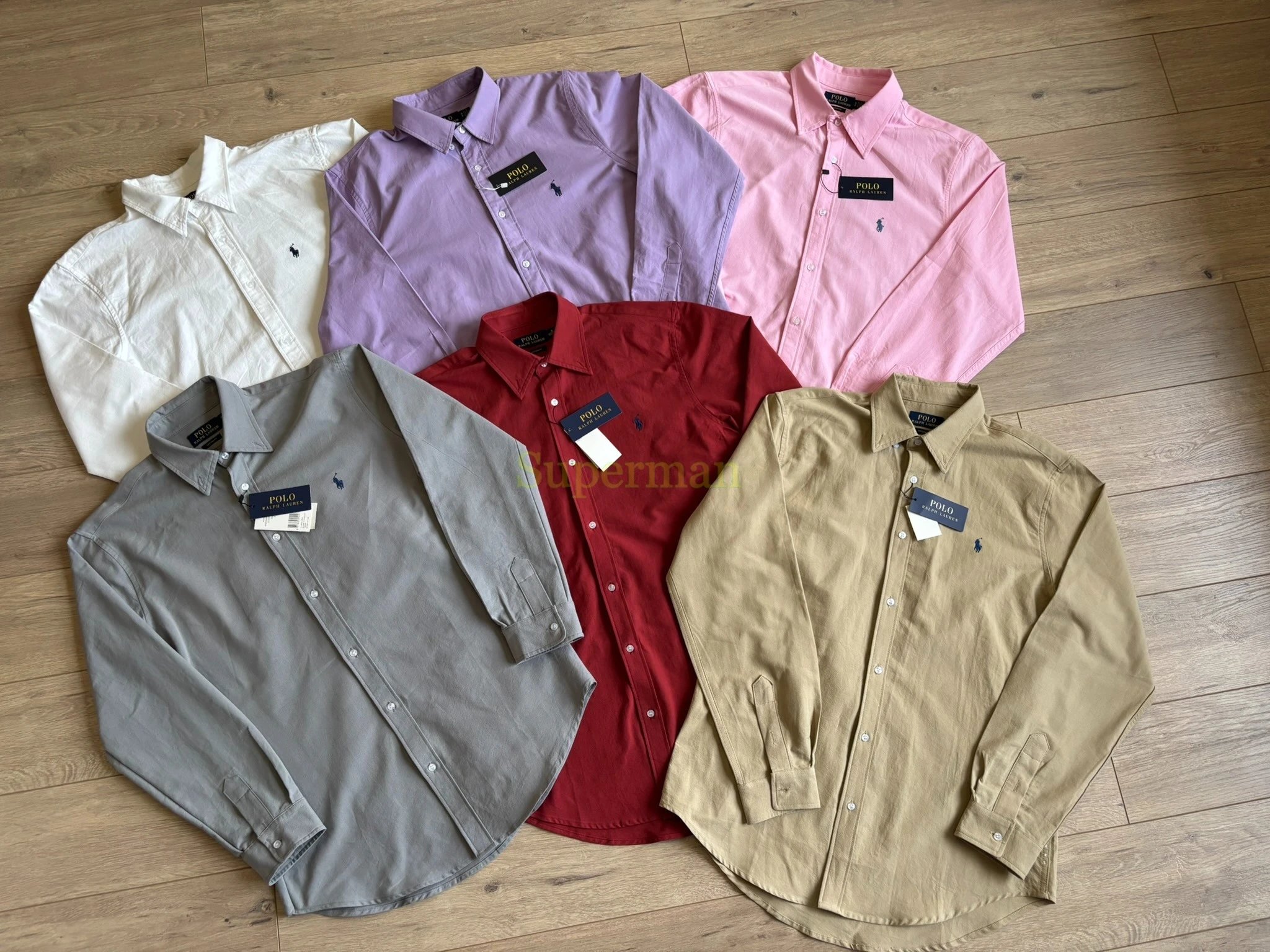 Solid Color Oxford Cloth Shirt-White