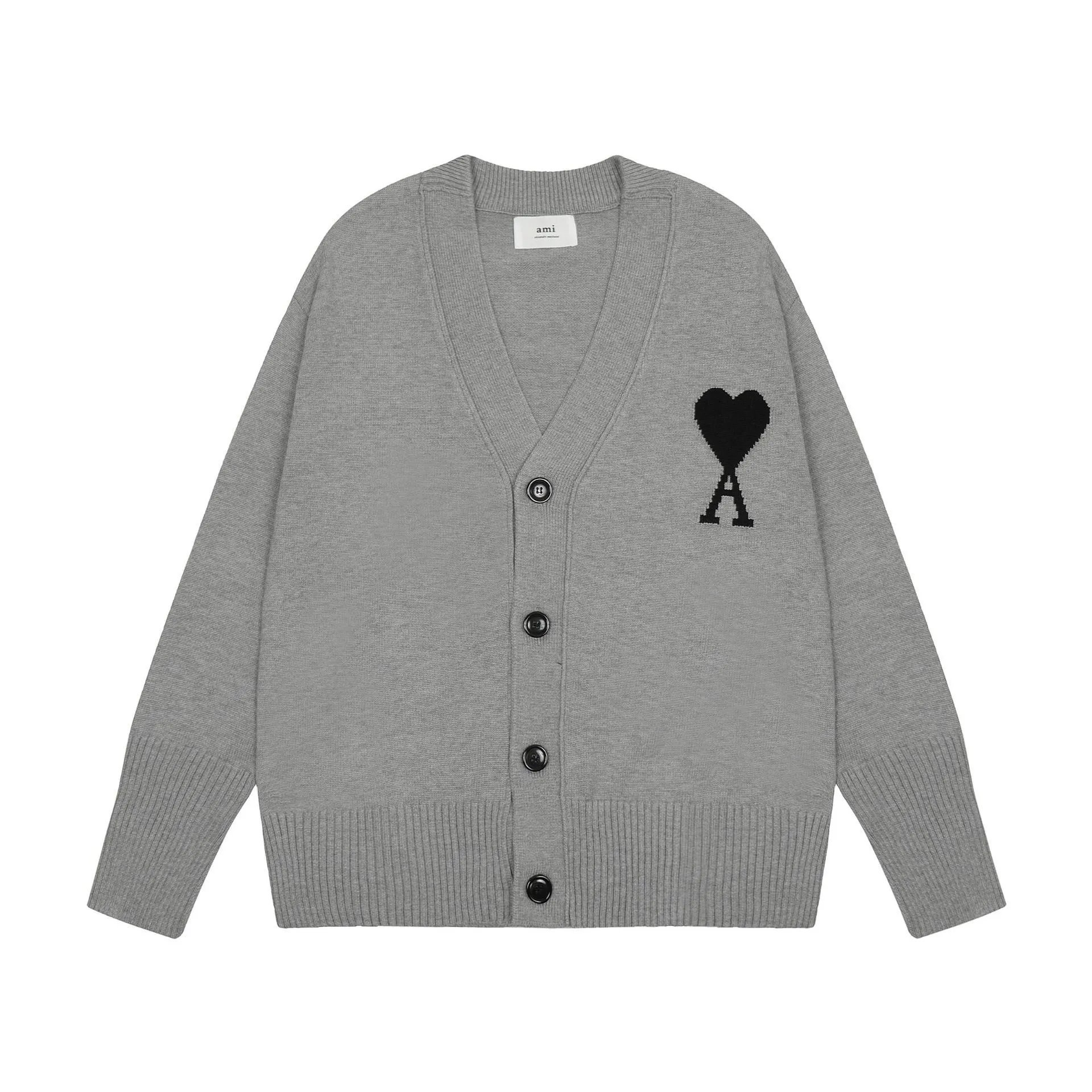 Grey black cardigan