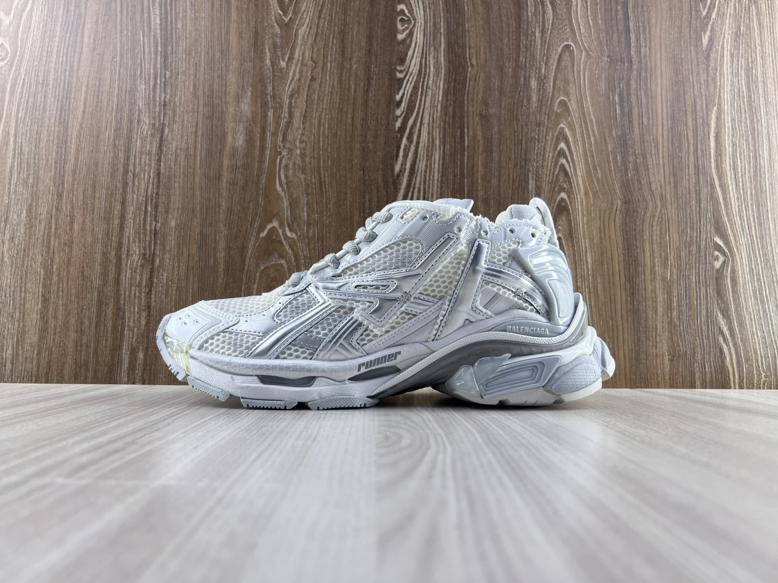 lenciaga RUNNER-Silver Gray Luminous 35-46
