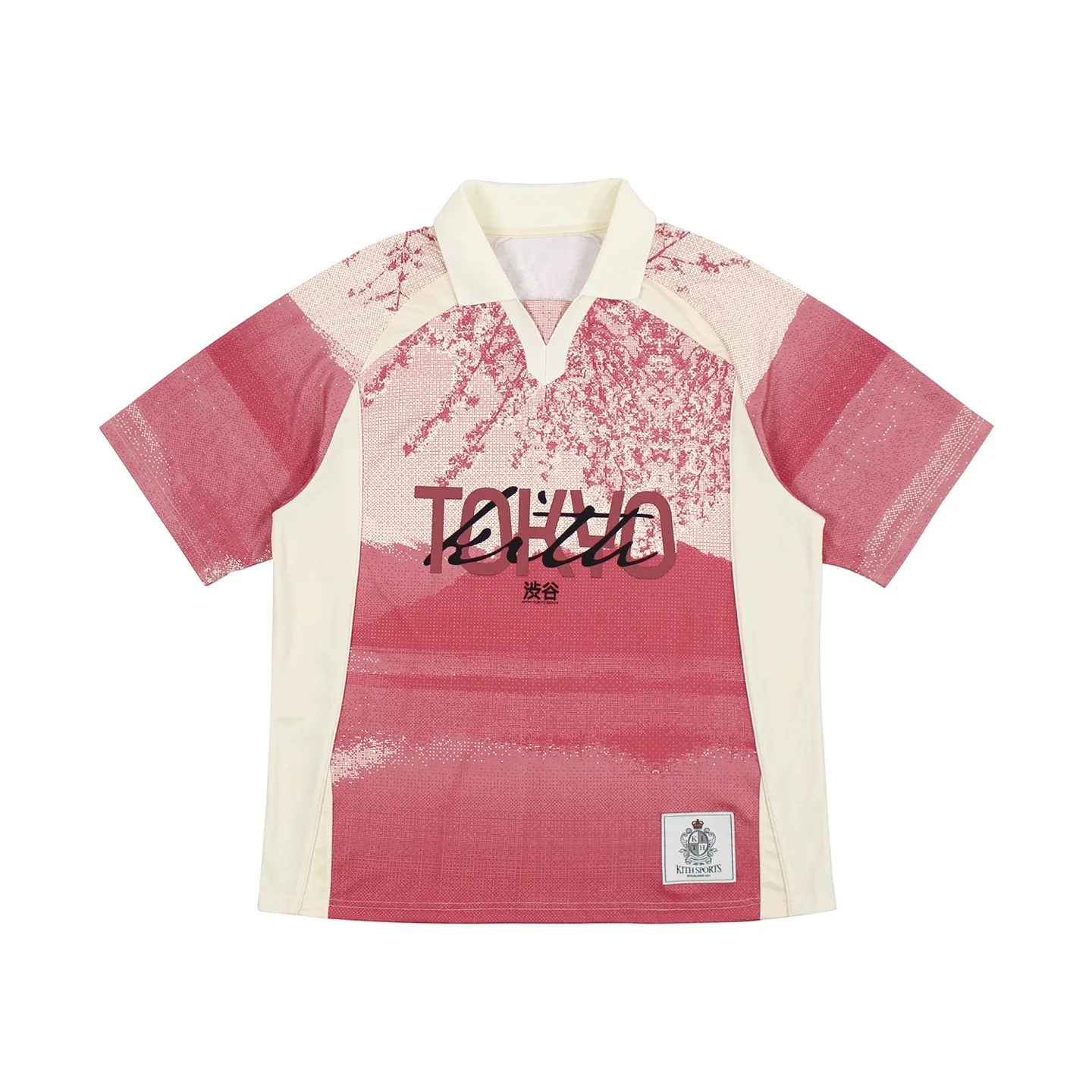 KITH X TOKYO SHIBUYA football style short sleeves