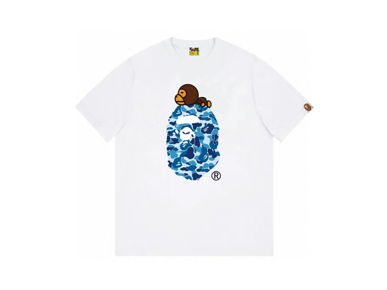B138 White Blue