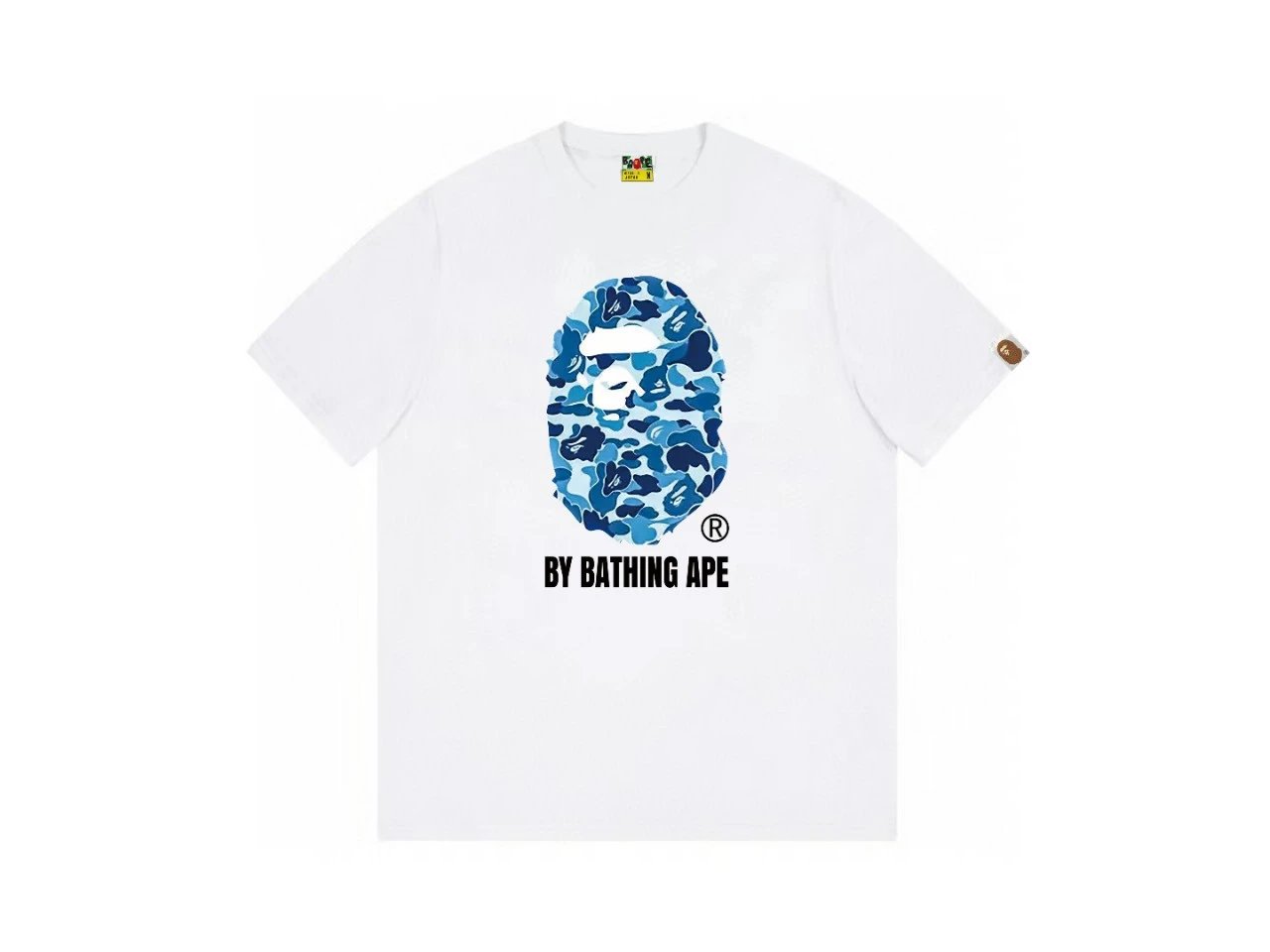 B143 White Blue