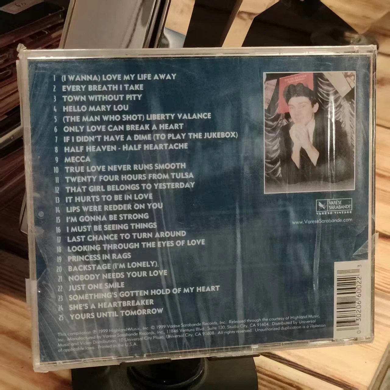 9.28 光盘乡村 Gene Pitney – 25 All-Time Greatest Hits