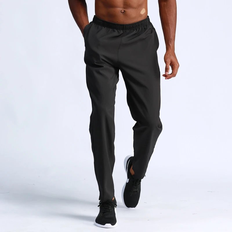 Men's classic woven casual straight leg basketball sports pants men's loose outdoor running speed dry pants sports pants