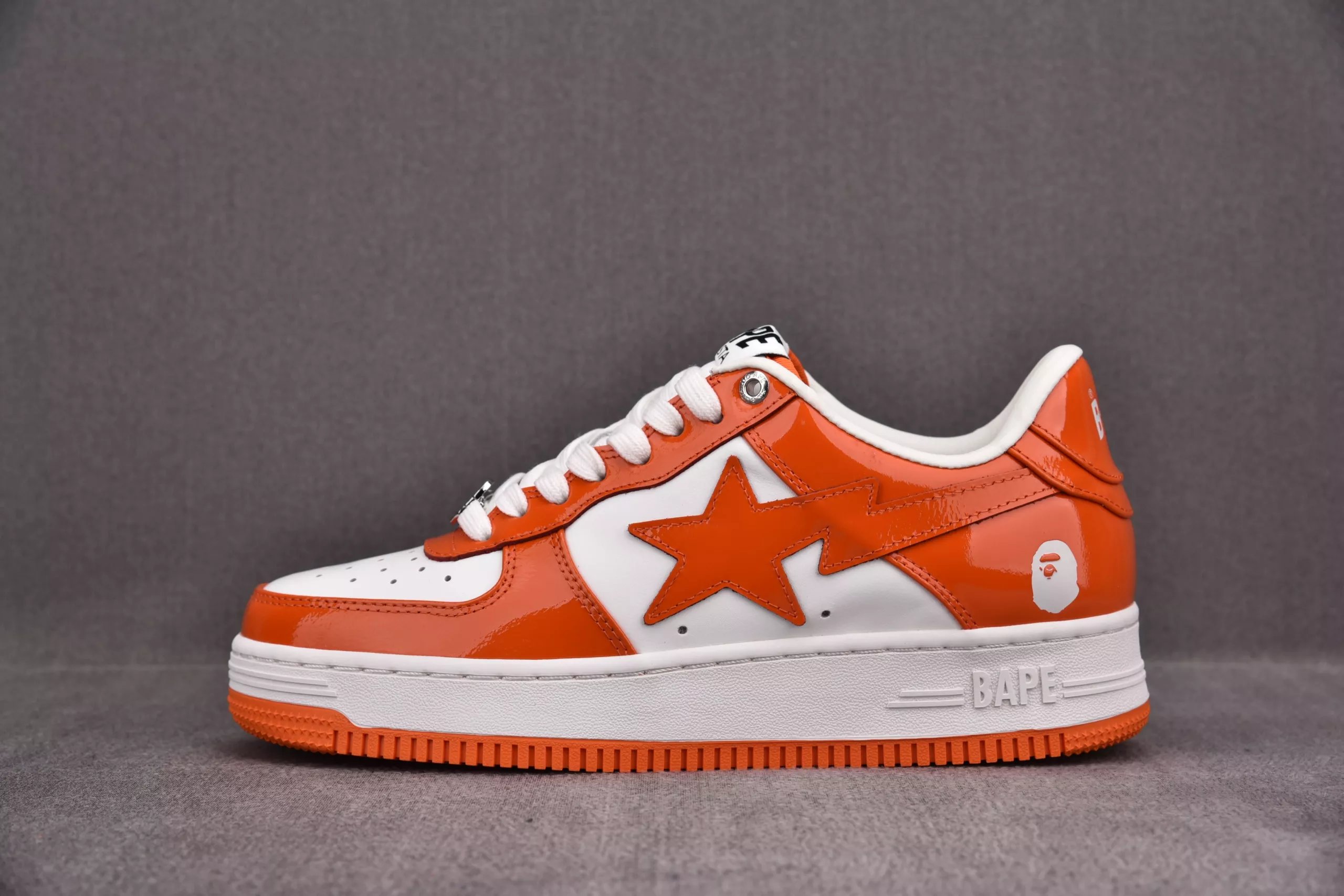 Bape Sta Low White Orange