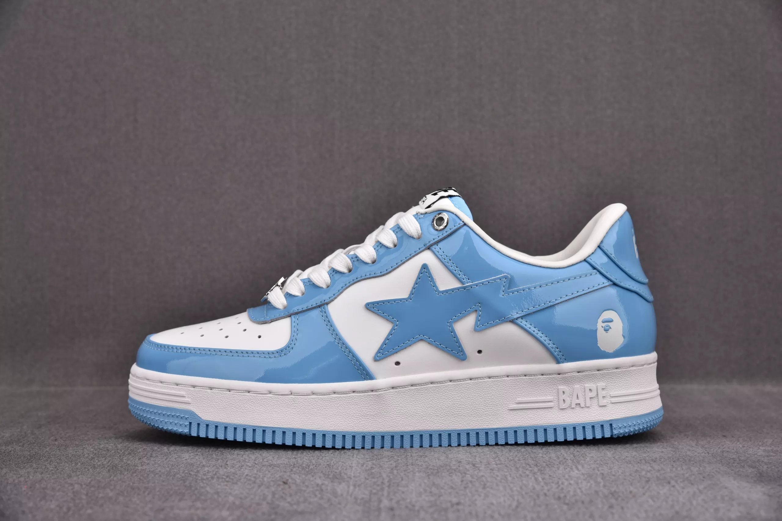 Bape Sta Low White Blue