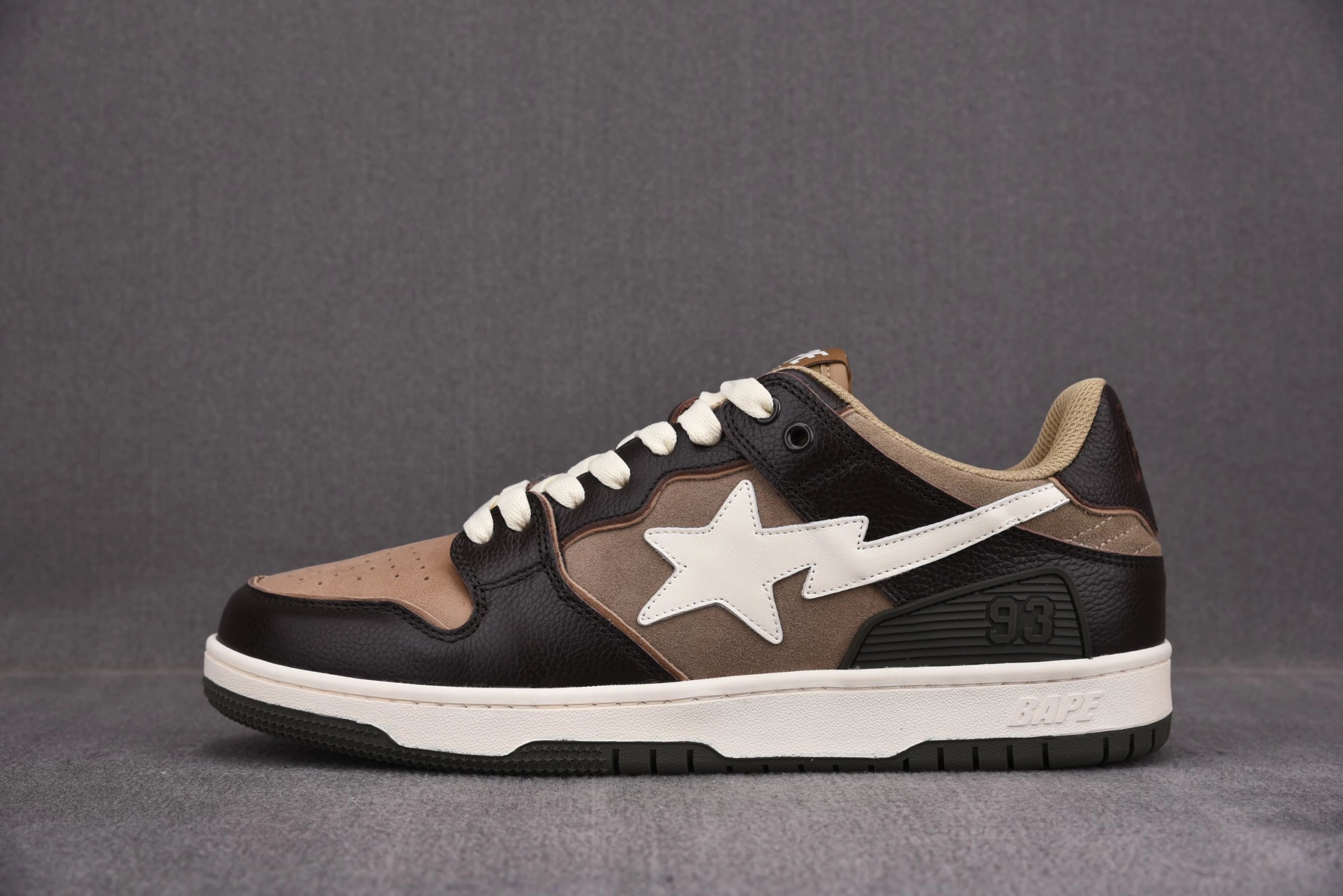 Bape Sk8 Sta Brown Grey