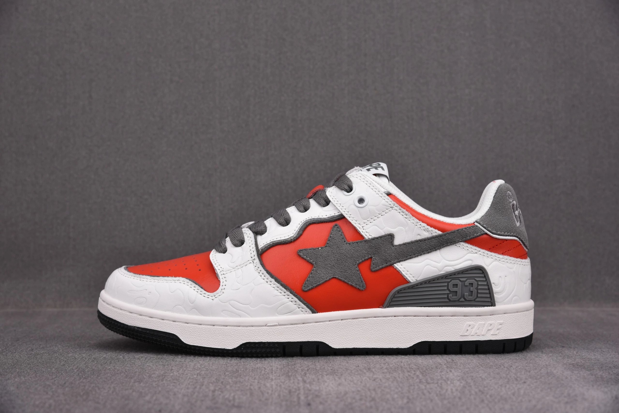 Bape Sk8 Sta White Red