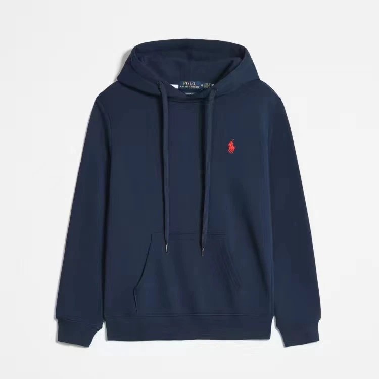 Navy blue red label