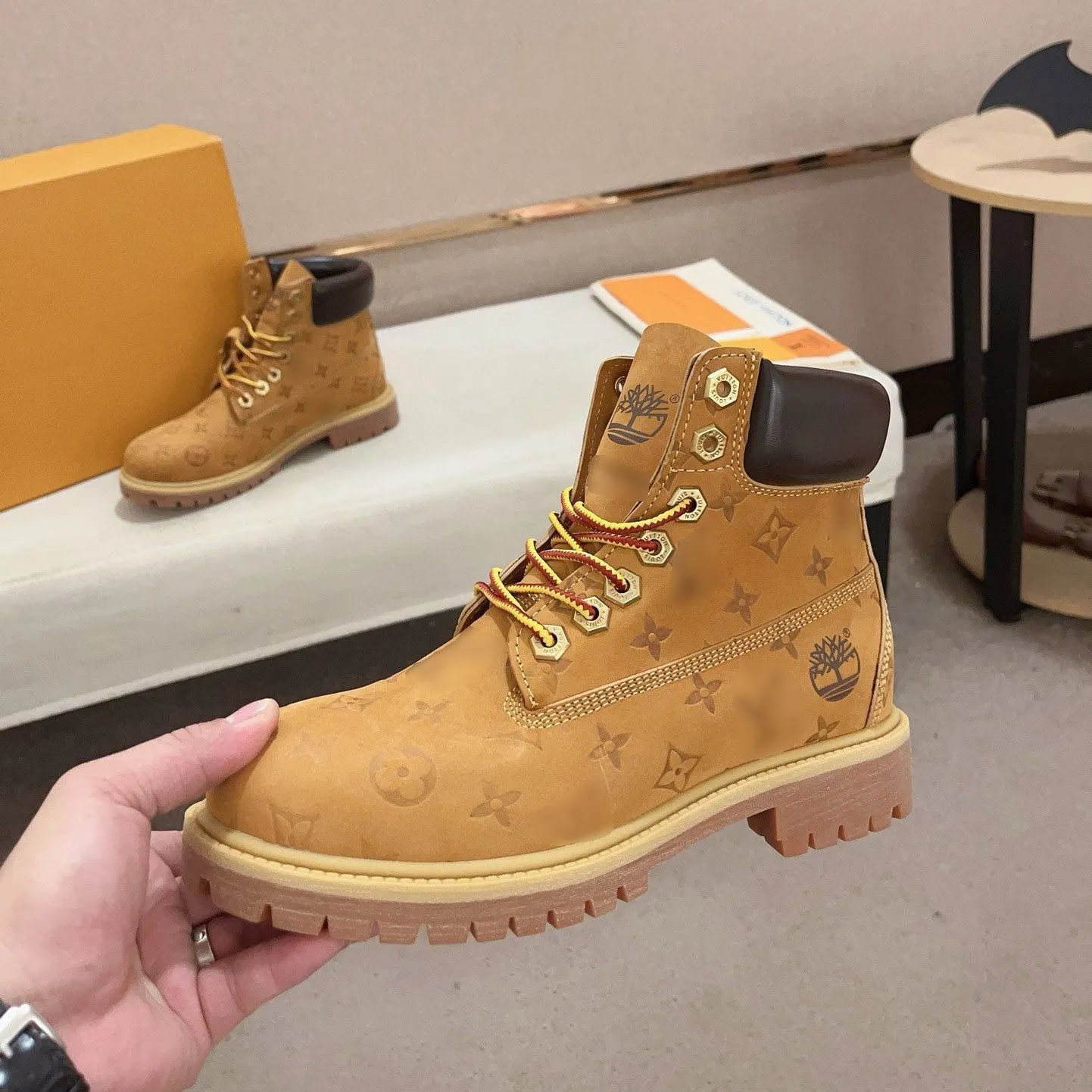 Stylish Waterproof Warm Leather Martin Boots Couple's
