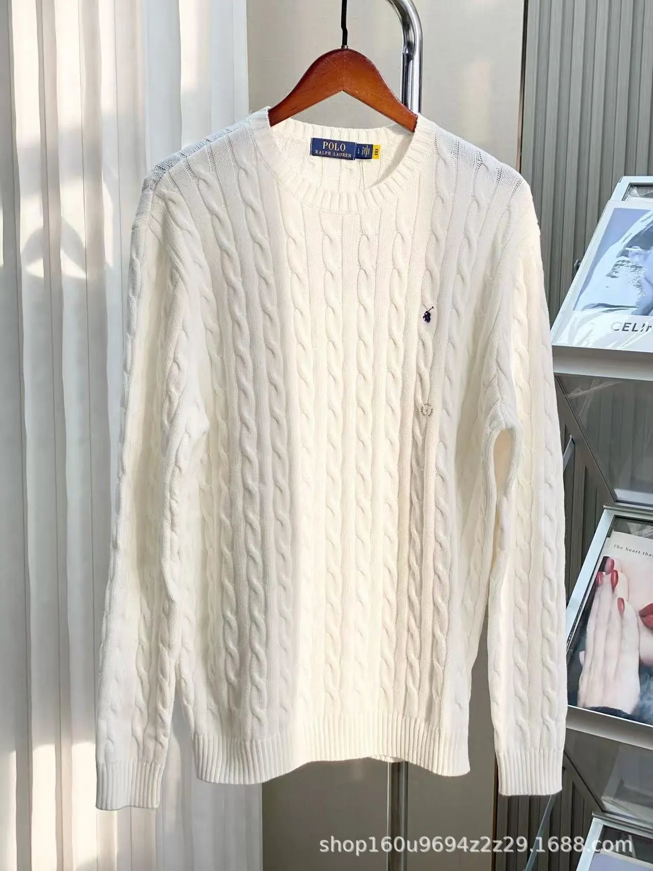 Men's Crew Neck Cotton Sweater