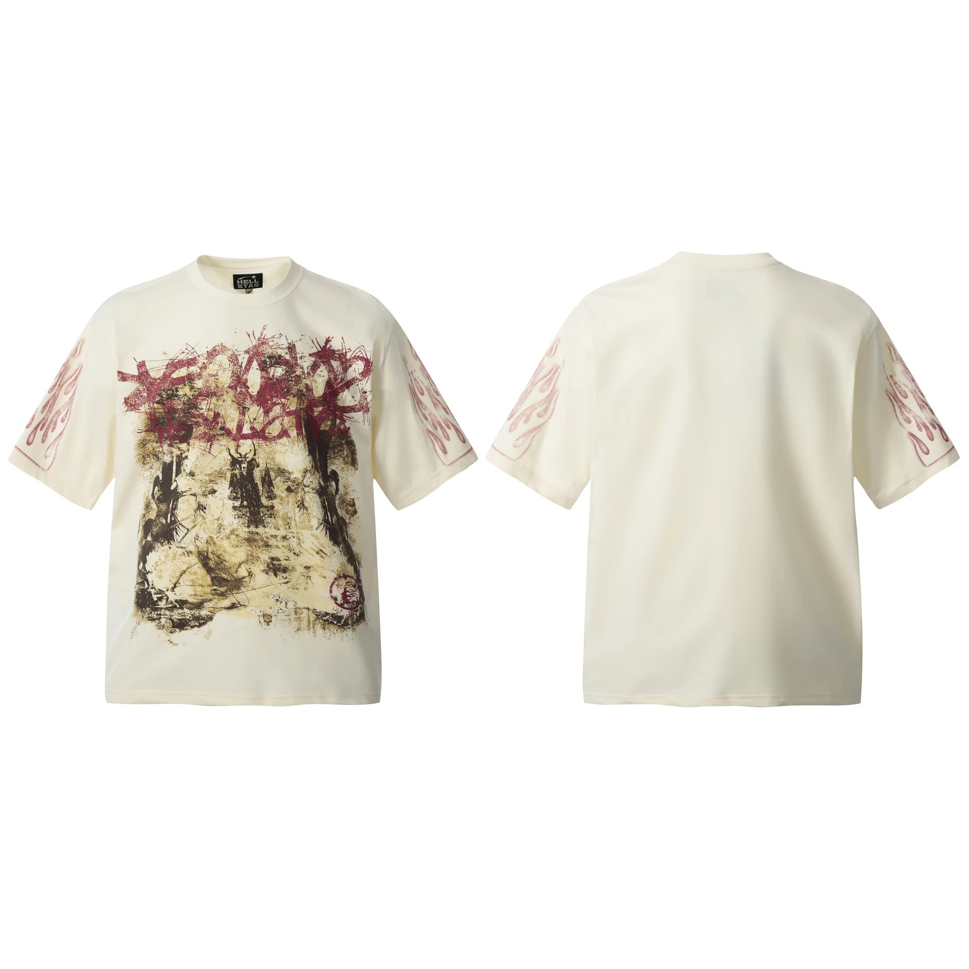 Hip-Hop Style Large-Size Loose Short-Sleeved T-Shirt photo 8