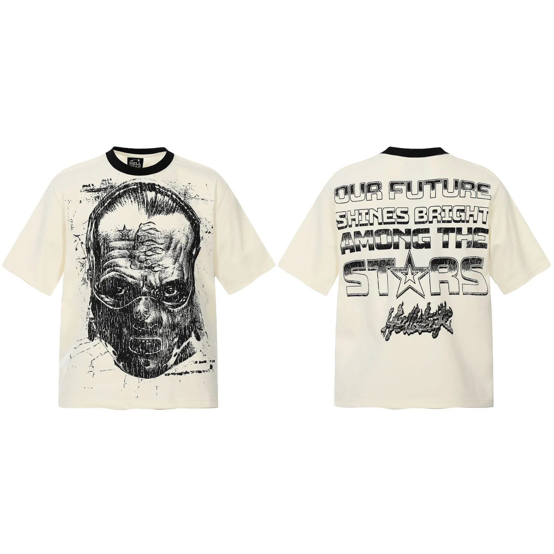 Hip-Hop Style Large-Size Loose Short-Sleeved T-Shirt photo 3