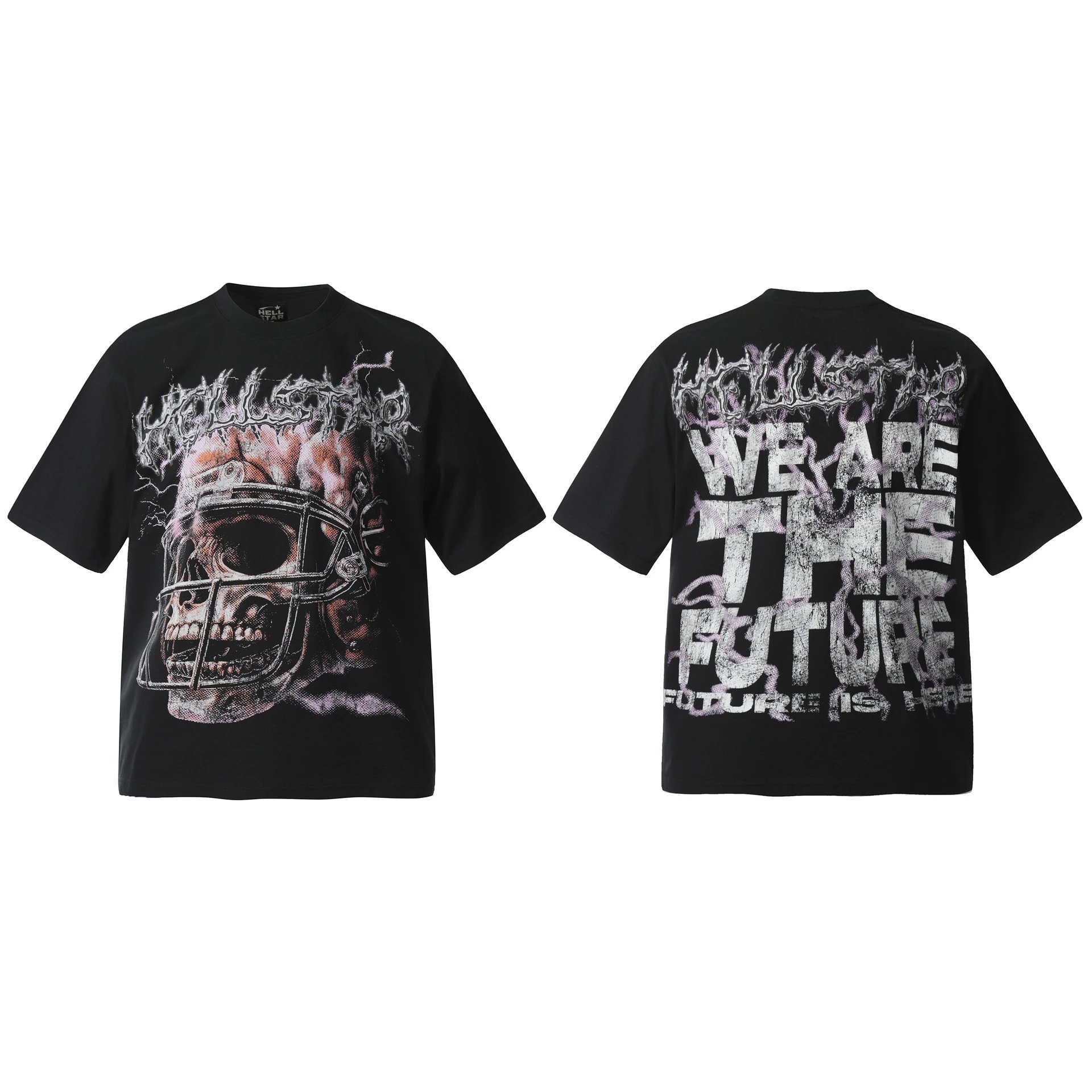 Hip-Hop Style Large-Size Loose Short-Sleeved T-Shirt photo 5
