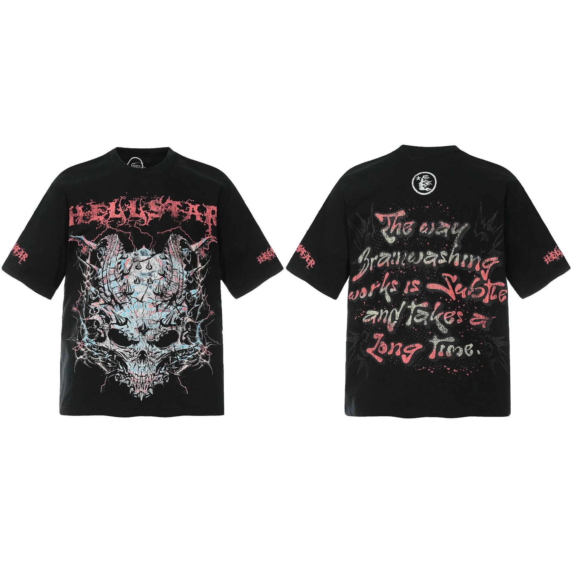 Hip-Hop Style Large-Size Loose Short-Sleeved T-Shirt photo 6
