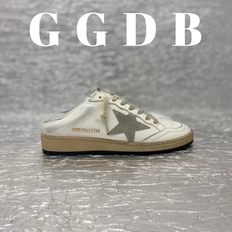 Golden Goose Ball Star Mule White Silver Star Sneakers