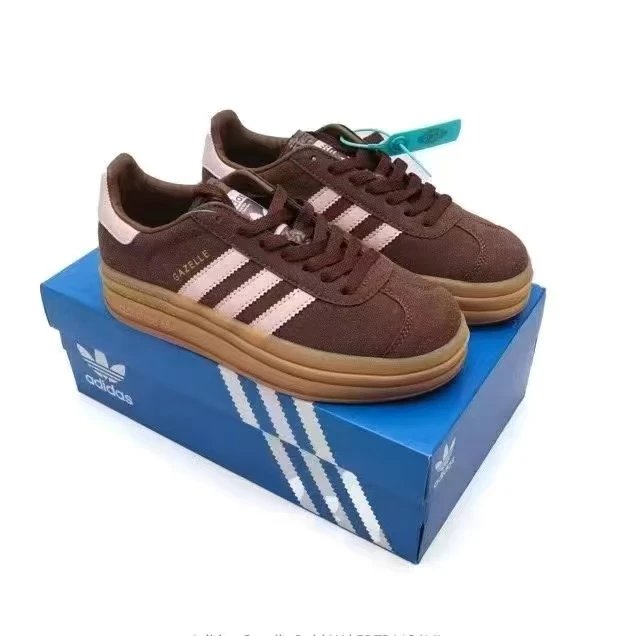 Adidas Gazelle Burgundy Suede Retro Sneakers