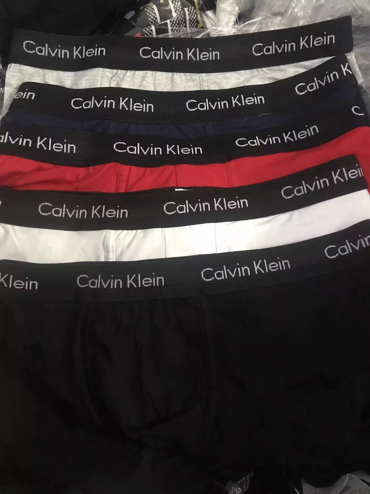 Premium Quality ALL BLACK BAND C Boxer Briefs - High-End Export to Europe Men's Cotton Embroidered Trunk Underwear