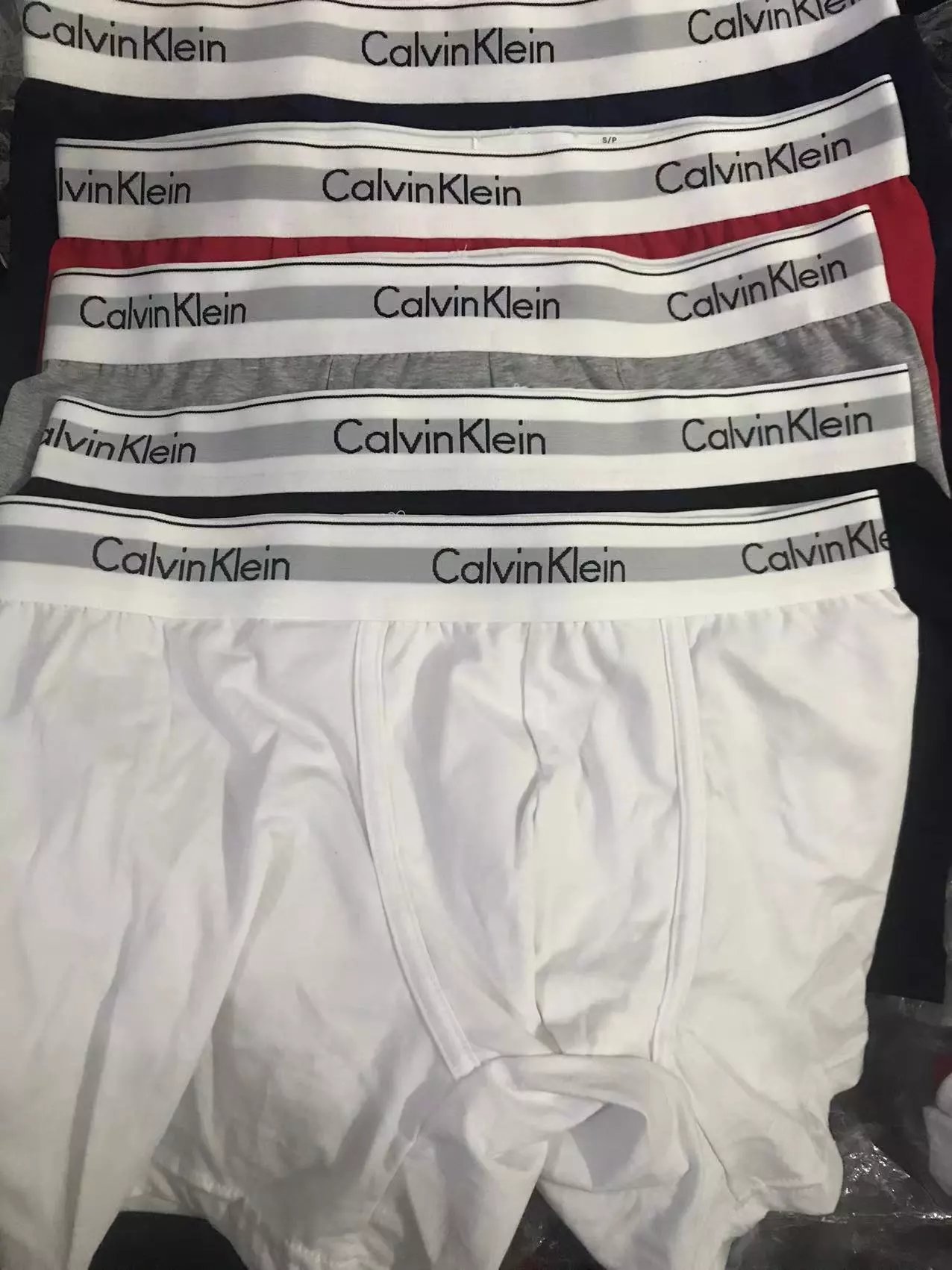 Long Leg style C boxers underwear, high-end men's cotton embroidered boxer underwear exported to Europe