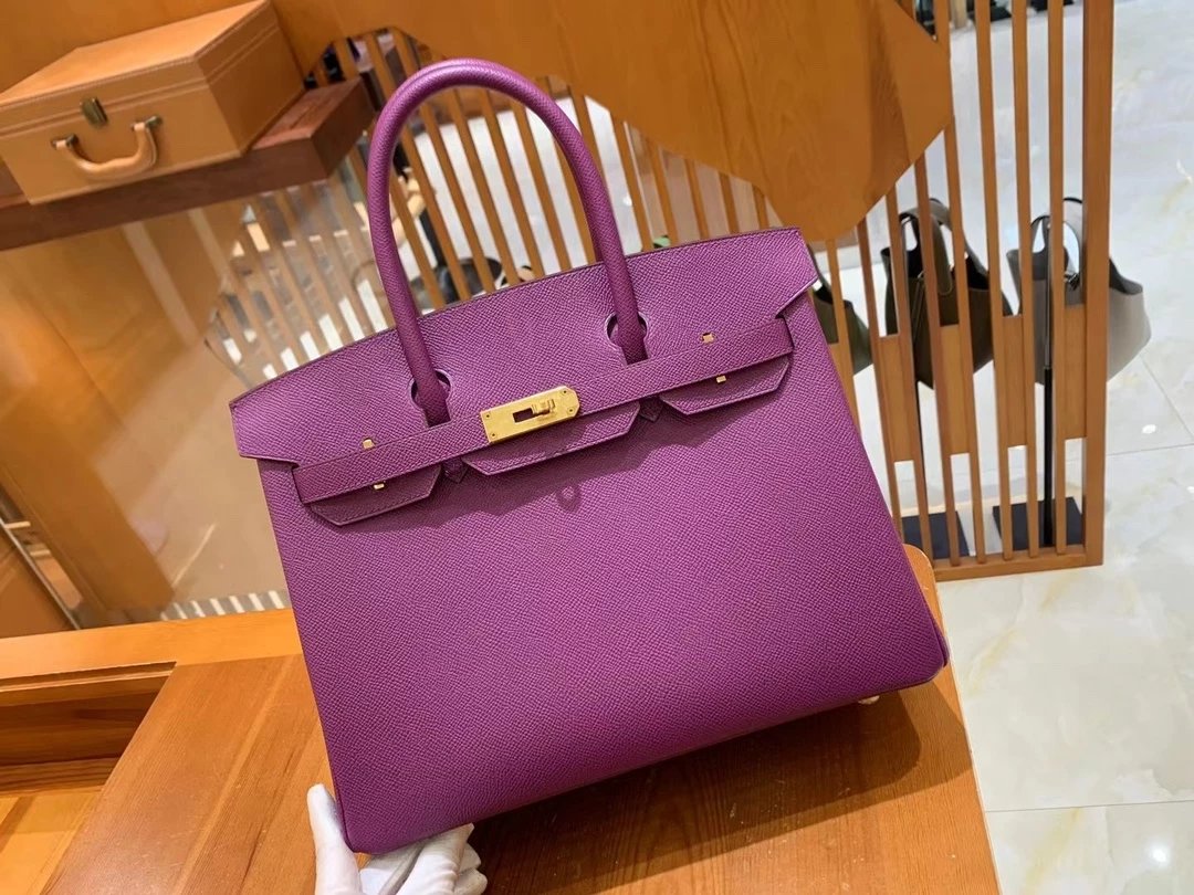 Hermes Birkin — Sea anemone purple colorway — USFans Spreadsheet photo