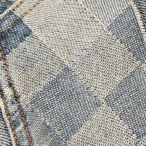 Design Patchwork Denim Jeans - 1