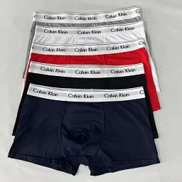 thumbnail for 2025 New CK Men's Underwear Men's Cotton Boxers Comfortable Summer Teen Underwear Boys Plus Size Men's Boxer Shorts Toe Trendy Brand Gift Panties