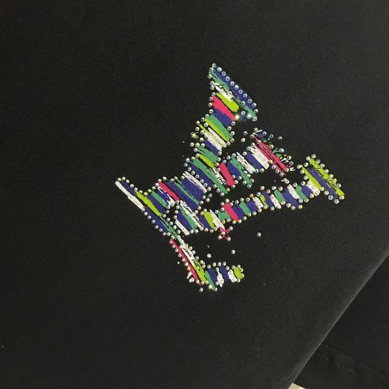 Unisex loose-fitting round-neck short-sleeved shirt