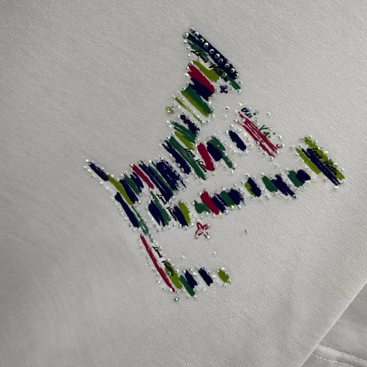 Unisex loose-fitting round-neck short-sleeved shirt