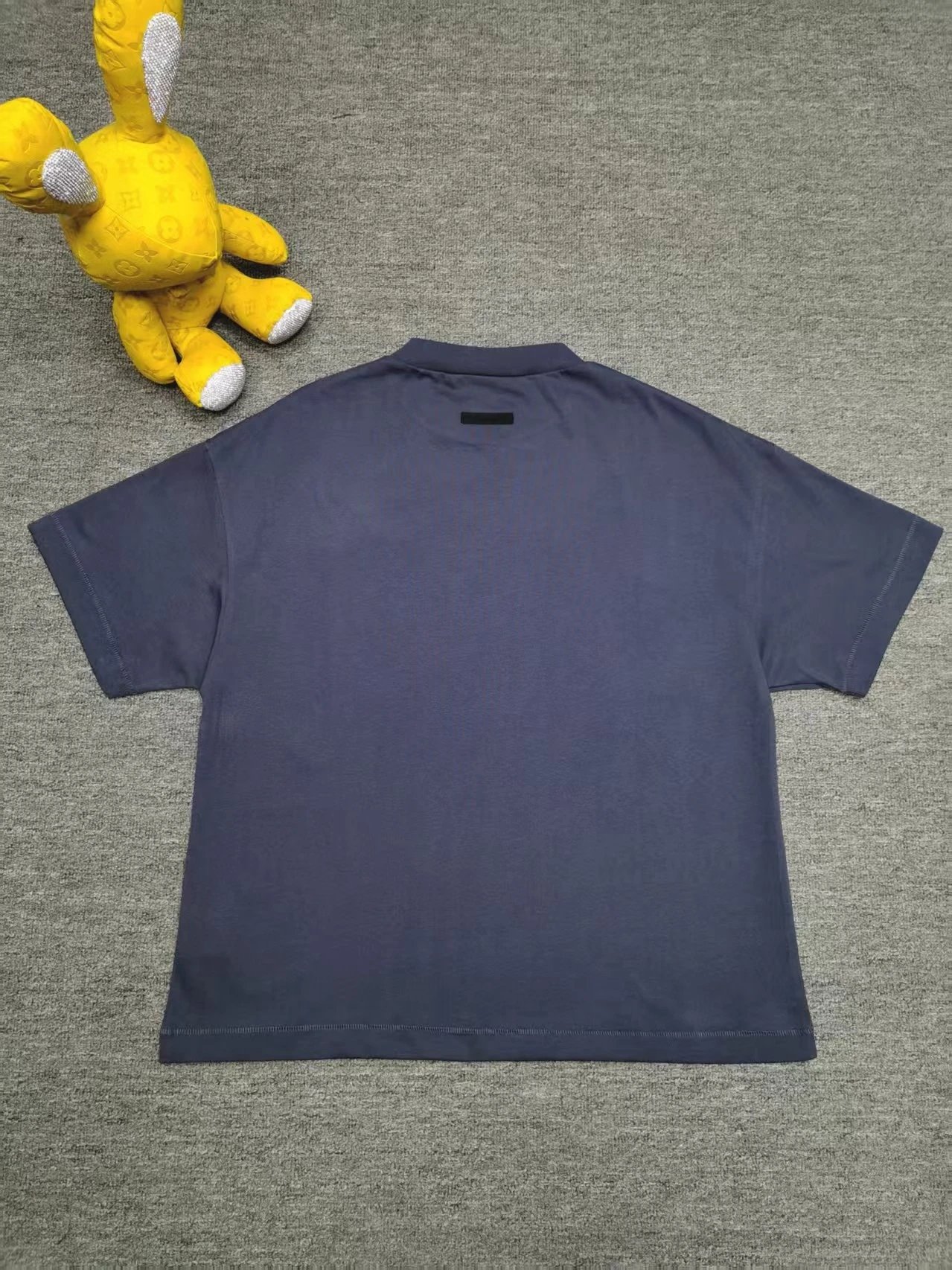 Basic crew neck casual short-sleeved T-shirt with letter logo print