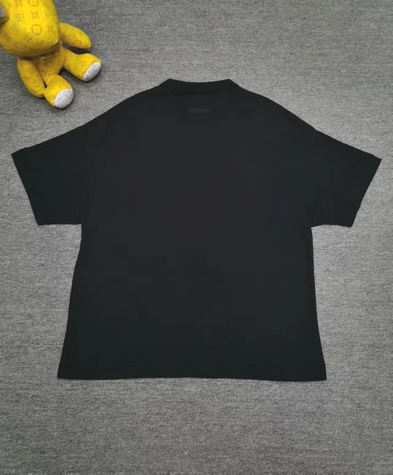 Basic crew neck casual short-sleeved T-shirt with letter logo print