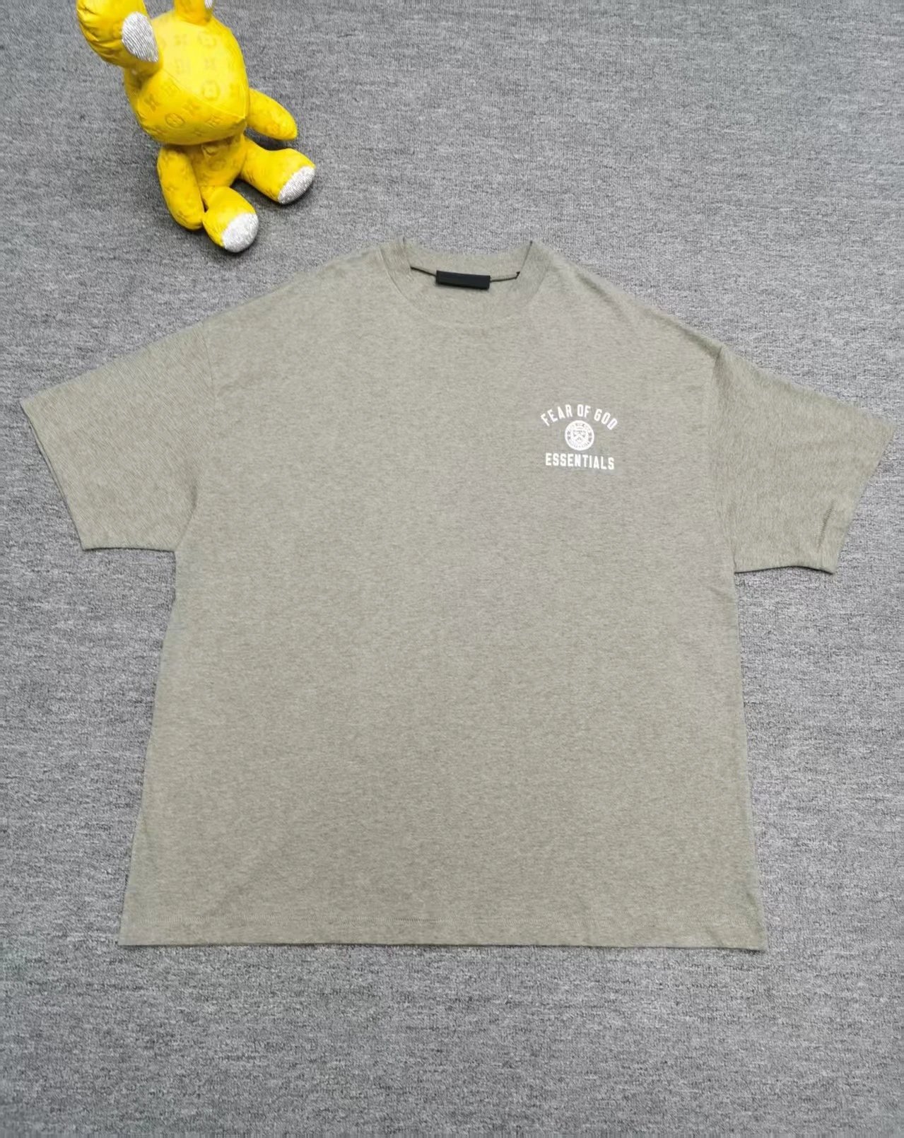 Basic crew neck casual short-sleeved T-shirt with letter logo print