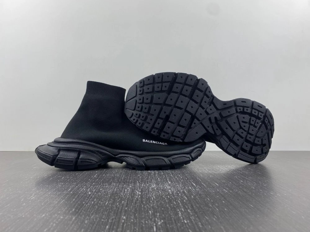 Recycled Knit Sock Boots