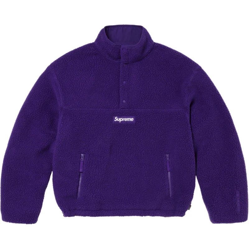 Sup POLARTEC SHEARLING REVERSIBLE PULLOVER