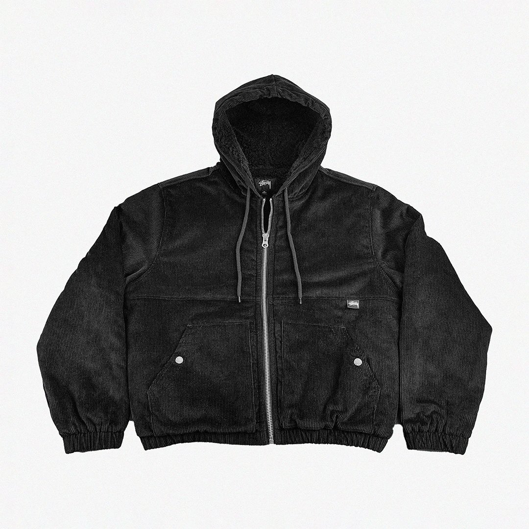 Stussy Corduroy zipup sweatshirt