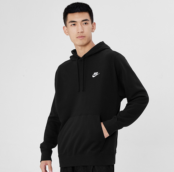CZ7858-010 men's hooded sweatshirt terry