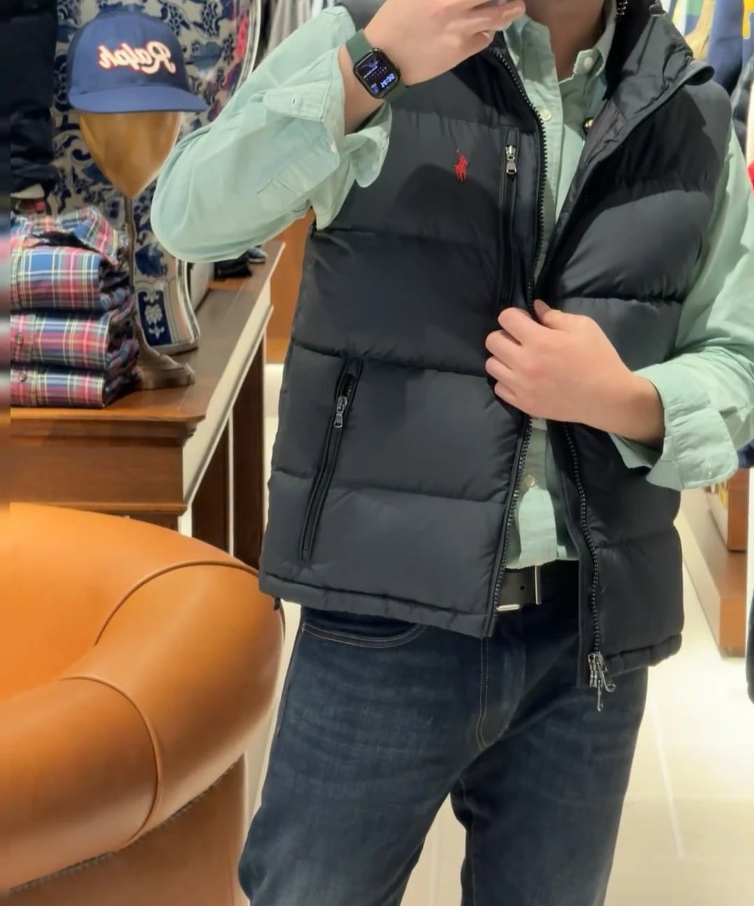 Ralph Lauren Polo Bear Down Vest Black - 75