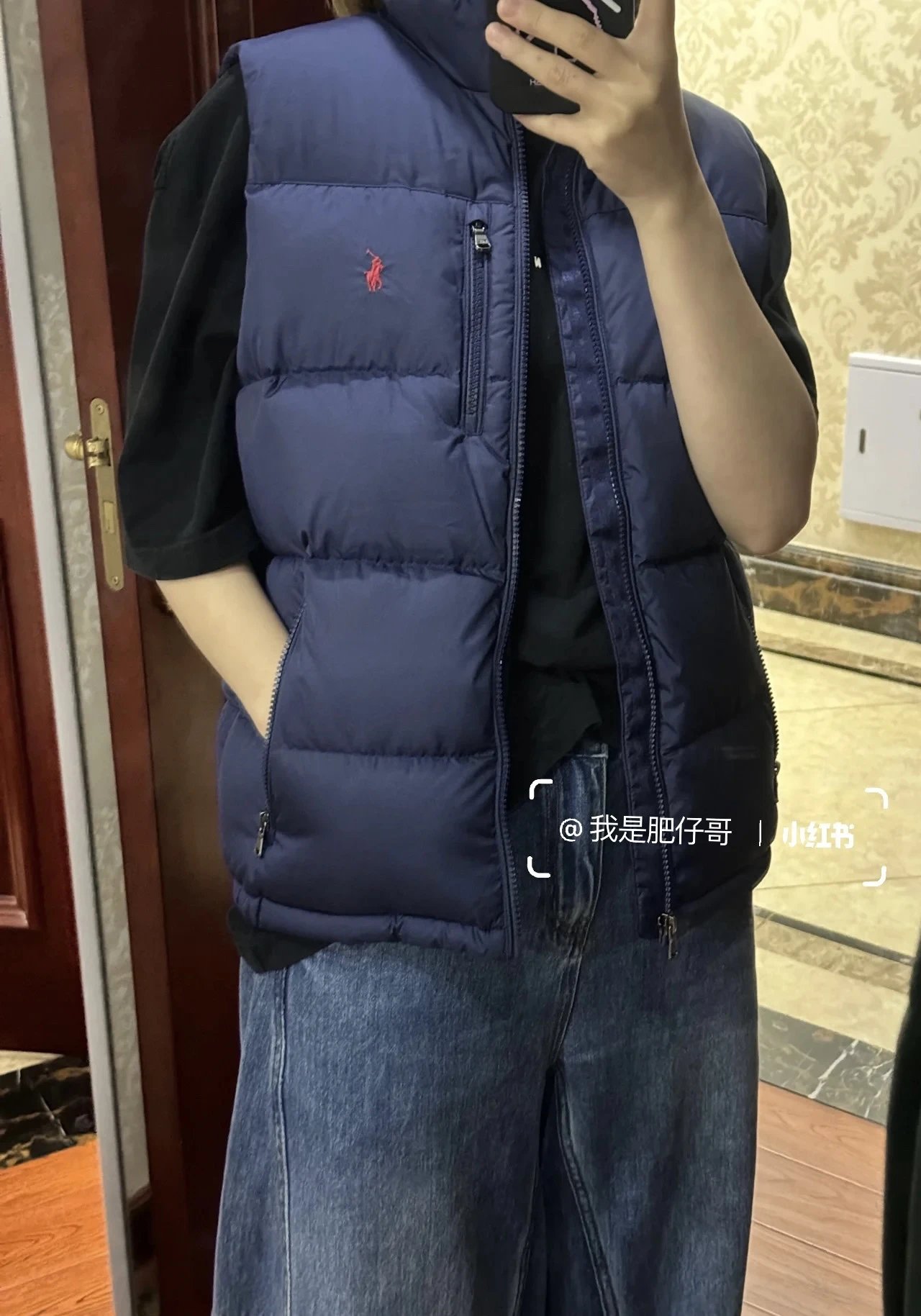 Ralph Lauren Polo Bear Down Vest Black - 78