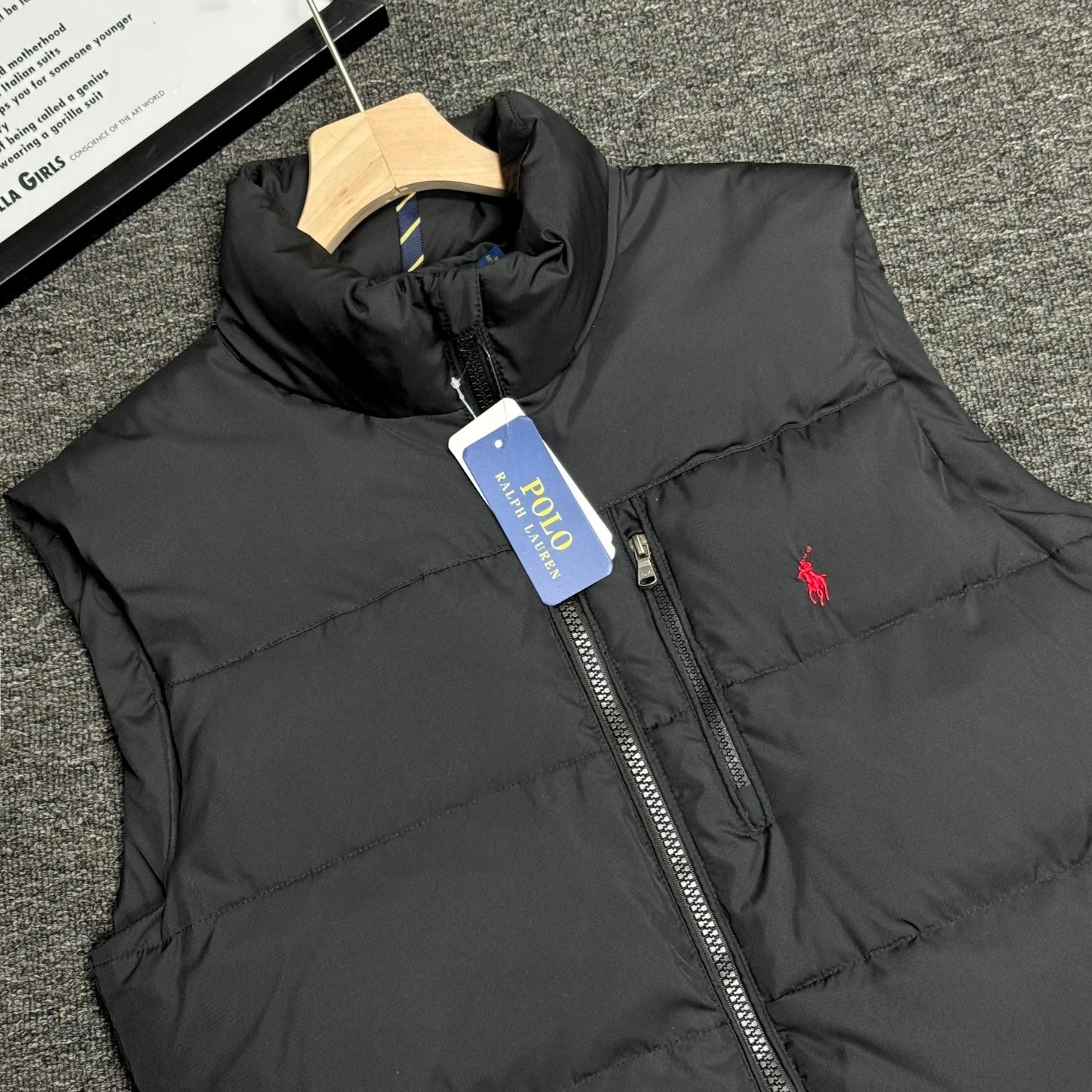Ralph Lauren Polo Bear Down Vest Black - 50