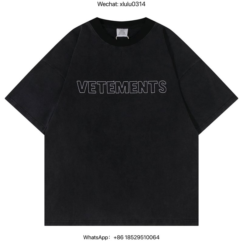 vtm镂空线条短袖