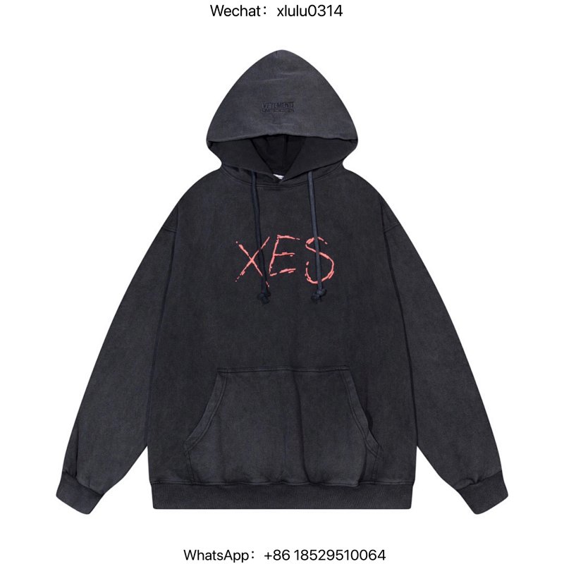 vtmXES粉涂鸦帽衫