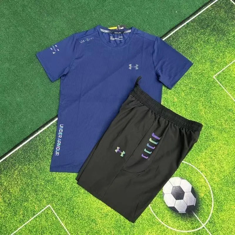 Nike Dri-FIT Run Division T-Shirt and Shorts Set Mint Green Activewear - 4