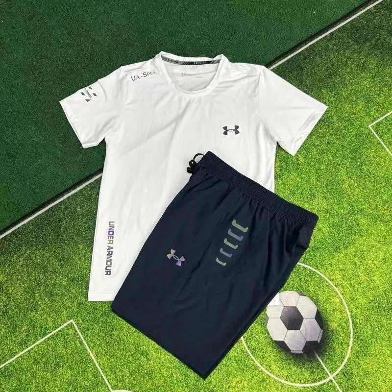 Nike Dri-FIT Run Division T-Shirt and Shorts Set Mint Green Activewear - 3