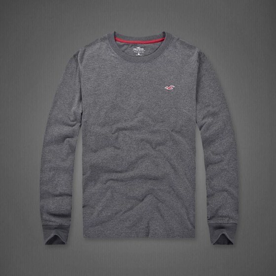 AF Seagull Men's Long-Sleeve T-Shirt, Solid Classic Style, Minimalist Logo Design, Elegant and Sophisticated Yet Simple and Trendy - Highly Recommended