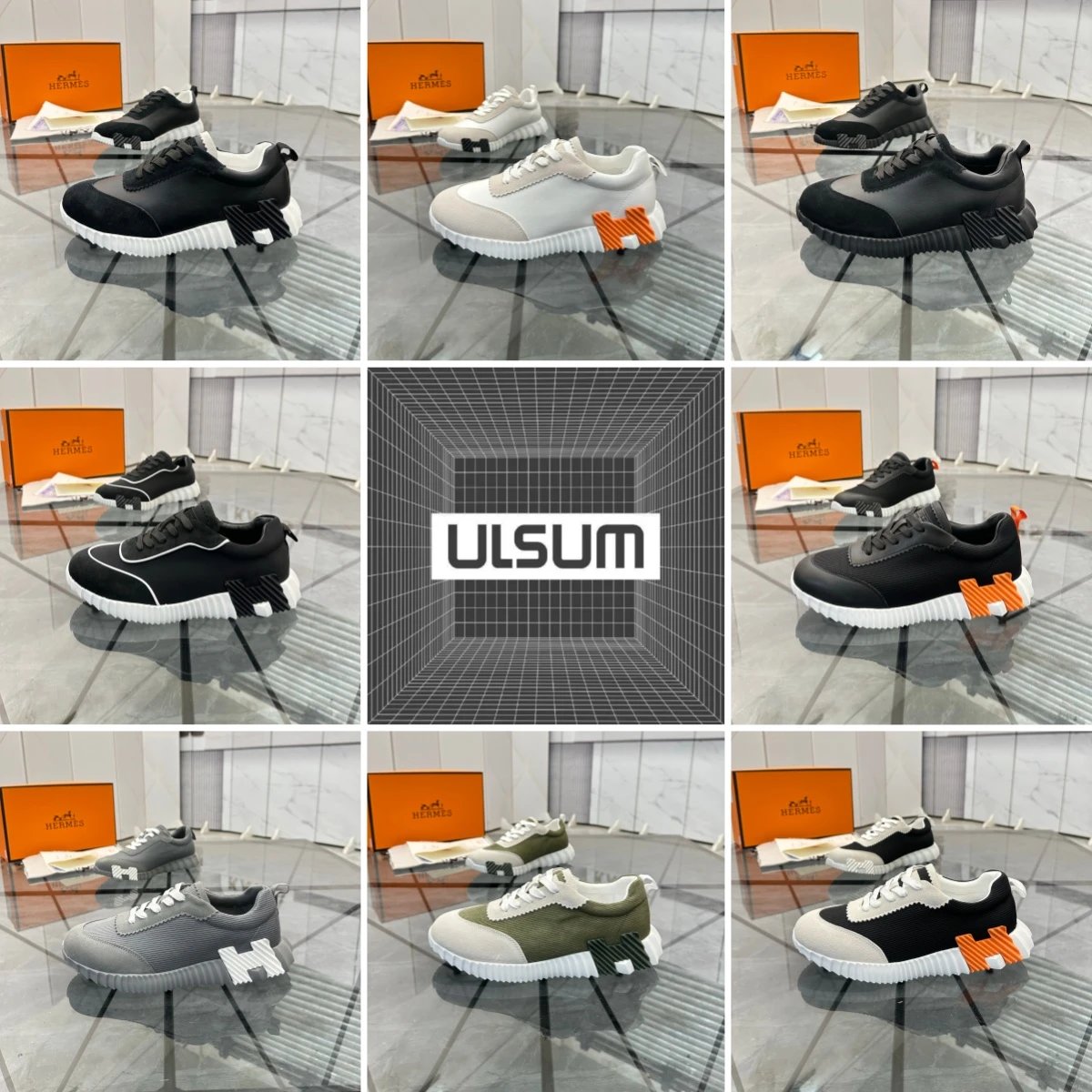 2025ss ULSUM store Bouncing  shoes4546定做不退不换