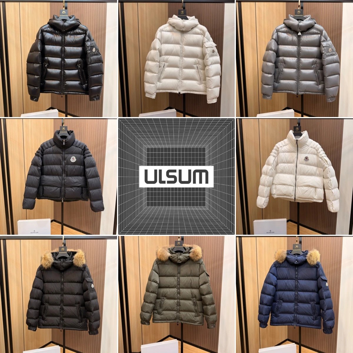 2025ss ULSUM store M Down jacket, 95% goose down, not cotton, some styles include NFC